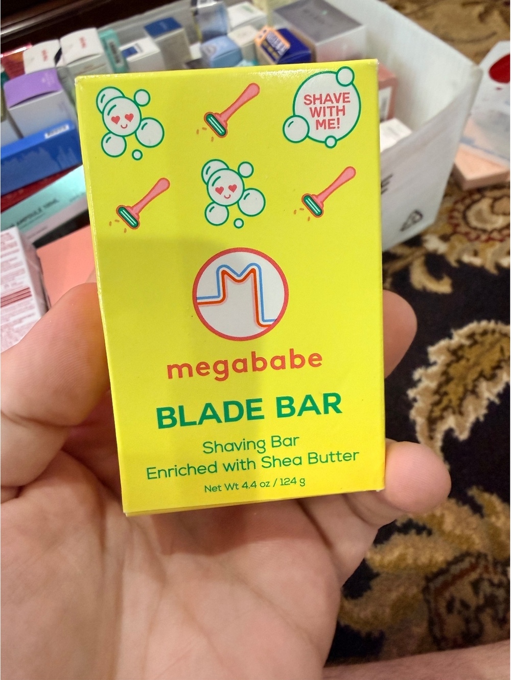 megababe Blade Bar Shaving Bar Enriched with Shea Butter 4.4 oz